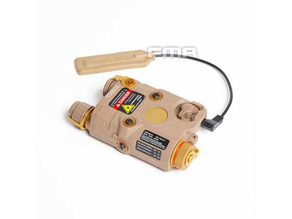 FMA Upgraded Tan PEQ-15 LED White Light Red laser with IR Laser *USA SHIP* 