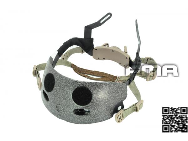 FMA ACH Occ-Dial Liner Kit Pads For Fast Helmet BK/DE L/XL OPS Adjustable 
