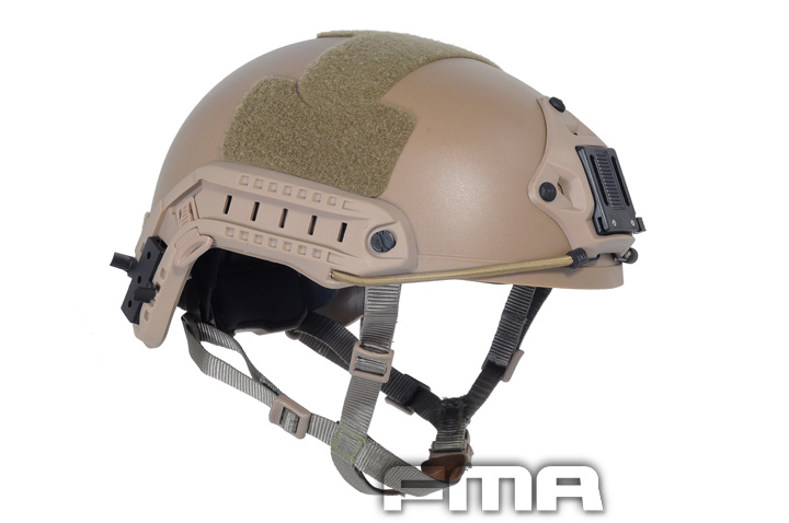 TB326 L/XL Size FMA BalIistic Style Tactical FAST OPS Helmet TAN DE 