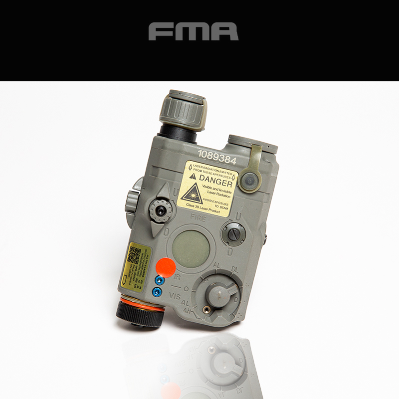 Red laser with IR Lenses BK/DE FMA PEQ15-LA5 Upgrade Version LED White light 