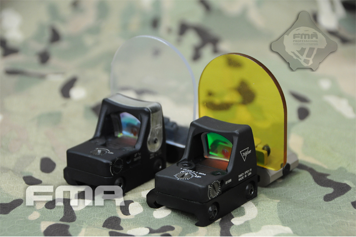 DE TB1039-DE FMA Lens Protector Tactical Scope Red Dot w/2 Spare Lens 