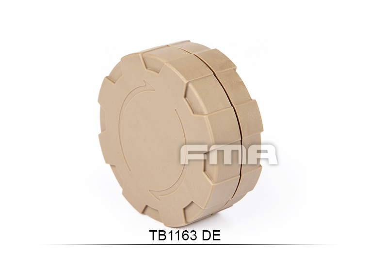 FMA Helmet Gear Wheel Box Storage Case Lockout Dip Can TB1163 DE/BK 